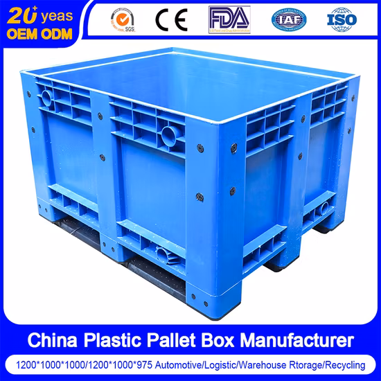 L'automobile industriale riciclabile riutilizzabile impilabile di grandi dimensioni per impieghi gravosi parte la scatola di mastra a nido d'ape pieghevole in plastica su ordinazione pieghevole del pallet di plastica di grandi dimensioni con serratura