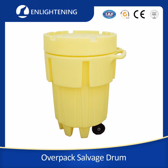 Kit di controllo versamenti universali mobili mobili con capacità di adsorbimento massima di 30 galloni approvati CE da Sysbel