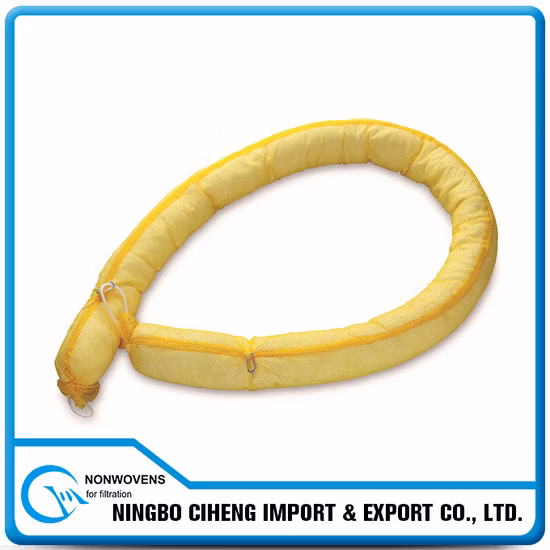 Kit per fuoriuscite di olio chimico da laboratorio per contenimento di calzini assorbenti d'acqua